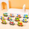 Kids Wooden Magnetic Train Toy Number Animal Vehicle Dinosaur Fruit Vegetable Preschool Learning Toddlers Educational Locomotive Carriages Toy