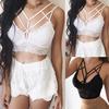 Sexy Women Solid  Bralette Bustier  Bra Shirt Vest