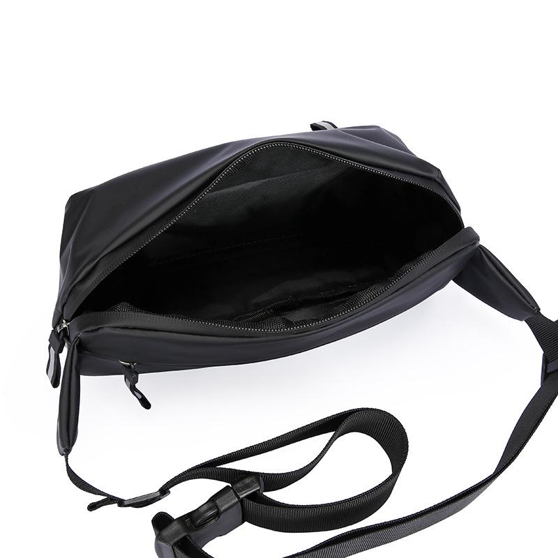 2025 Spring Men's Trendy Shoulder Bag: Fashionable, Functional, Waterproof Nylon Crossbody