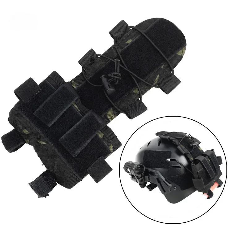 Taktische Helm-Batterietasche Elastische Kordelverstellung MK2 Helm-Batterie-Gegengewichtstasche FAST Airsoft-Helm-Zubehör