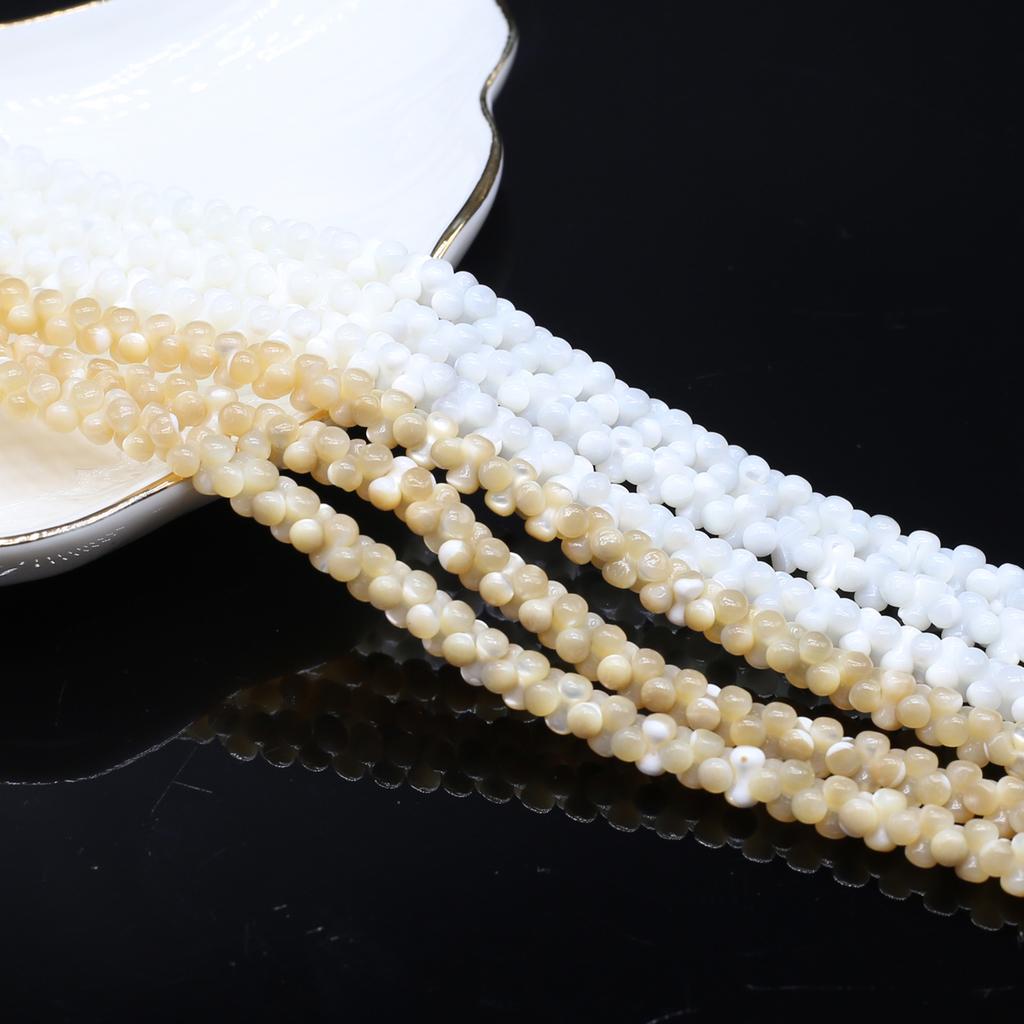 Mew Style Shell Beads Natural Freshwater Shell Small Bone-Shaped Beads 3x6mm For Jewelry Making DIY Necklace Bracelet Earrings Accessory