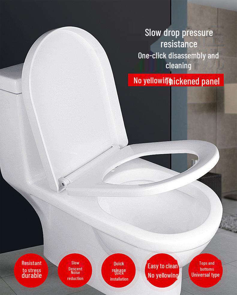 Abattant WC épais universel - Vintage, protection UV, accessoires ménagers