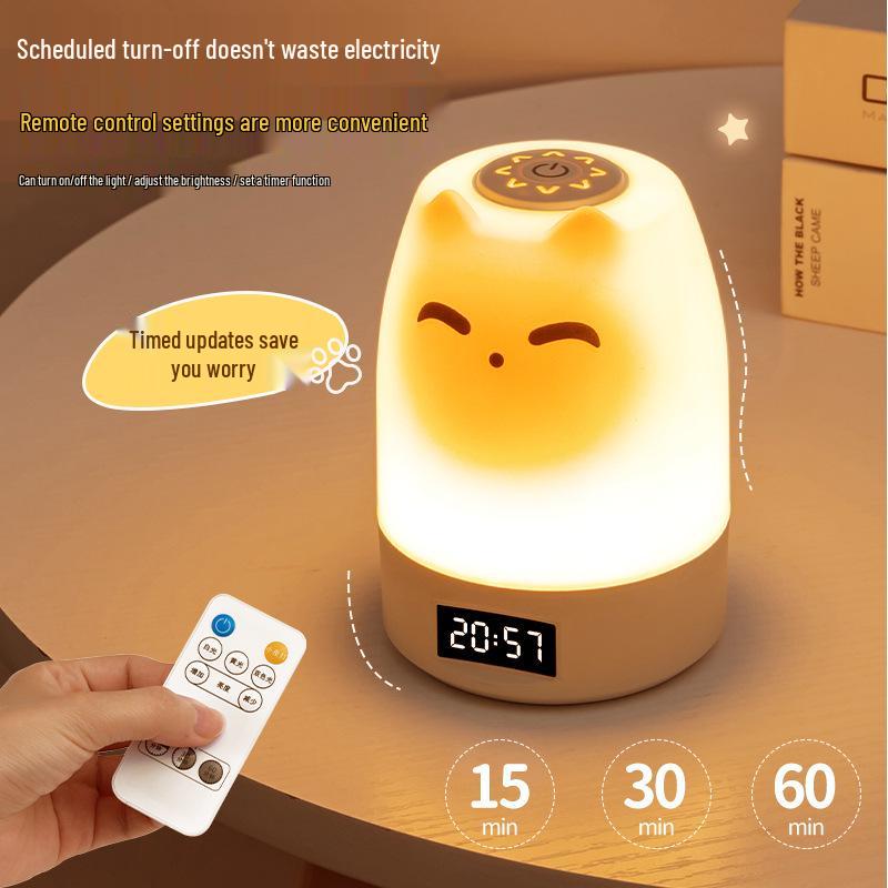 2025 Augenschutz Cartoon Nachtlicht: Sensor-Tischlampe für Nachttisch & Babyfütterung