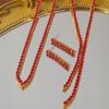 Vintage French Court Style Personalized Fish Bone Spine Necklace Bracelet Earring Set