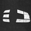 Steering Wheel Button Covers Trim Stickers For 5 6 7 F01 F02 F06 F07 F10 F12 Car Accessories lnner Decoration
