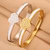 European and American New Heart-shaped Color High-end Versatile Four-leaf Clover Flower Bracelet