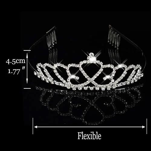 Classic Bride Rhinestone Crown Hair Accessories Headgear Studio Wedding Dress Accessories Direct Sales