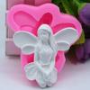 Handmade Diy Molds Angel Girl Flower Fairy Shape Silicone Mold Wings Girl Cake Mold Baking Soap Cake Baking Tools Accessories