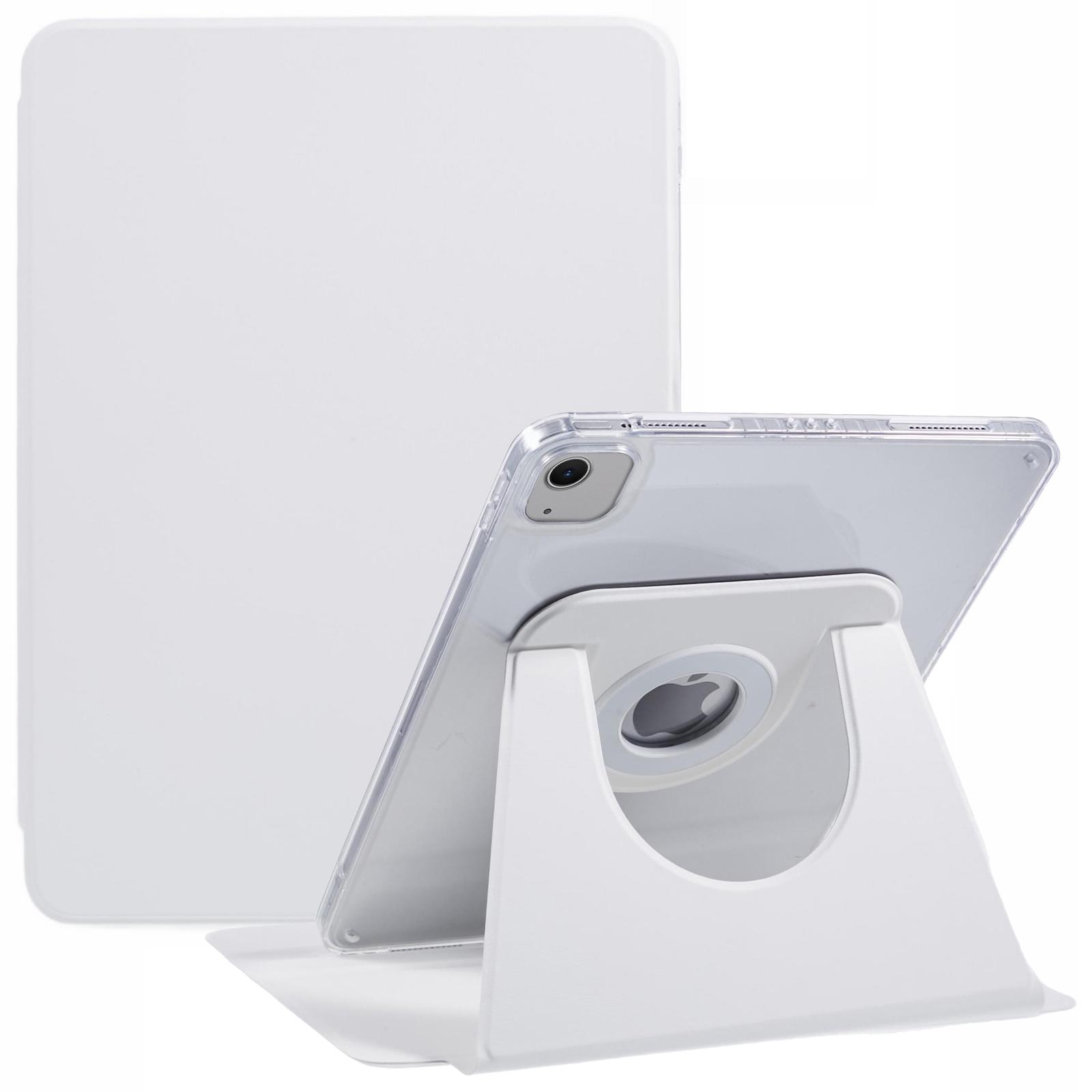 

For iPad Air 13 (2025)/(2024) Protective Case PU Leather+TPU+Acrylic Magnetic Detachable Tablet Cover White