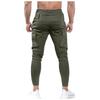Men's Color Multi Pocket Outdoor Sports Fitness Running Training Cargo Pants