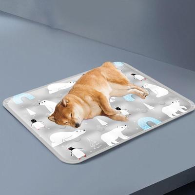 Haustier Sommer Kühlmatte Selbstkühlende Haustiermatte Gel Abwischbar Kühlmatte Für Hunde Katzen Matte Schlafbett Matratze Leicht zu Reinigen