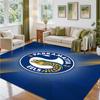 Parramatta Eels Design Crystal Velvet Rug Soft Decorative Mat for Bedroom Entrance