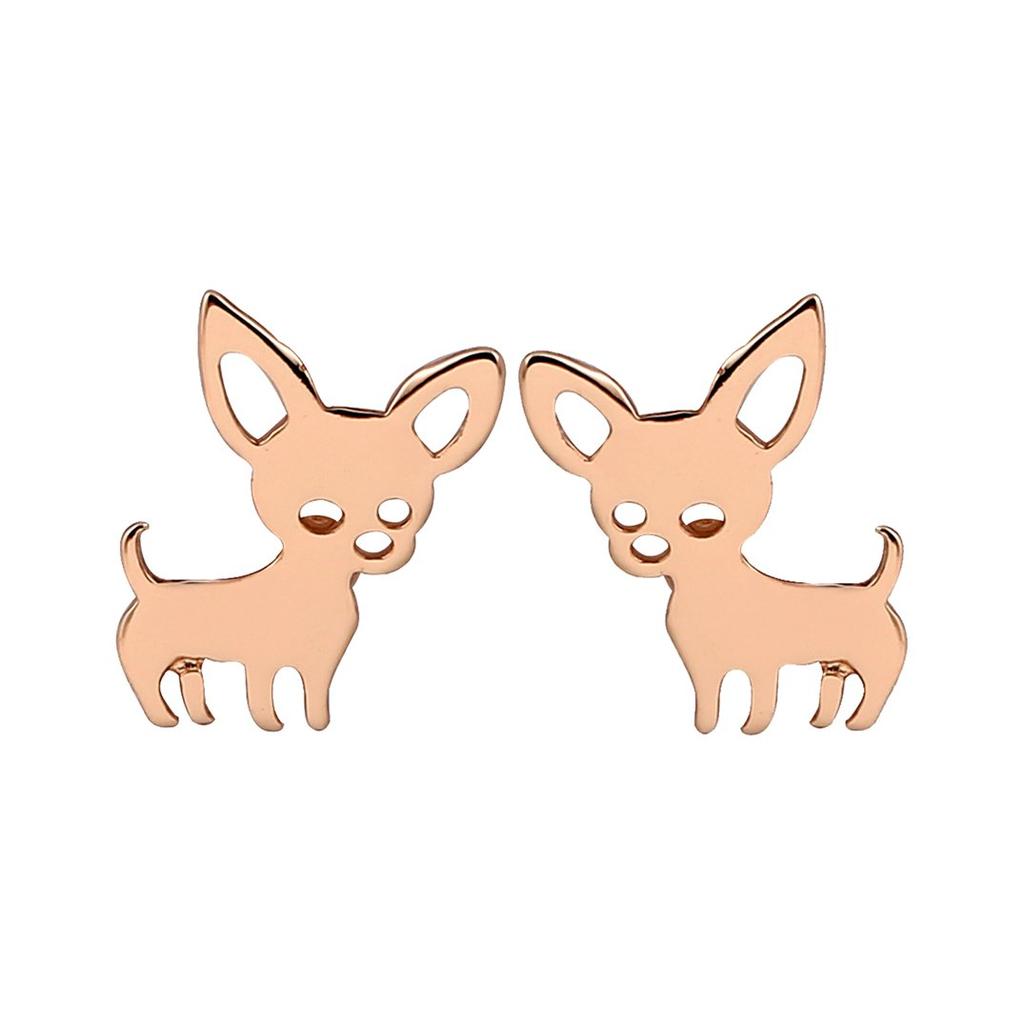 dog shaped earrings
