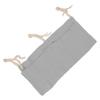 Baby Bed Storage Hanging Bag 2 Pockets Adjustable Strap Infant Bedside Storage Bag for Toy Grey