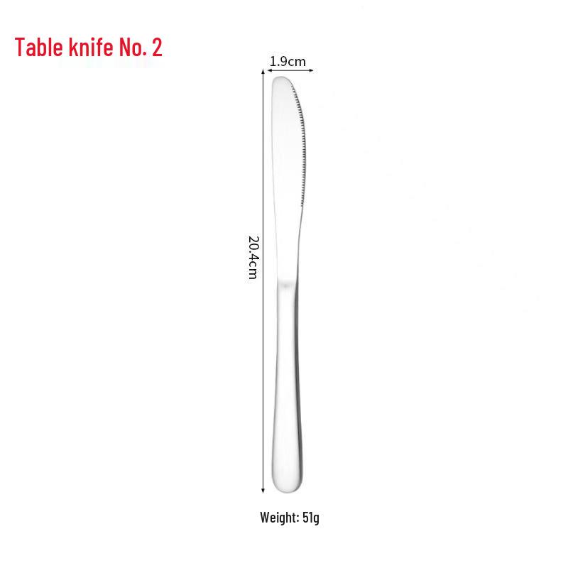 1010 Series 410 Stainless Steel Western Tableware Set – Serving Spoon & Cake Set for Restaurants & Hotels