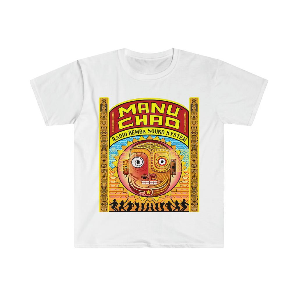 Unisex Soft Cotton T-Shirt. Manu Chao