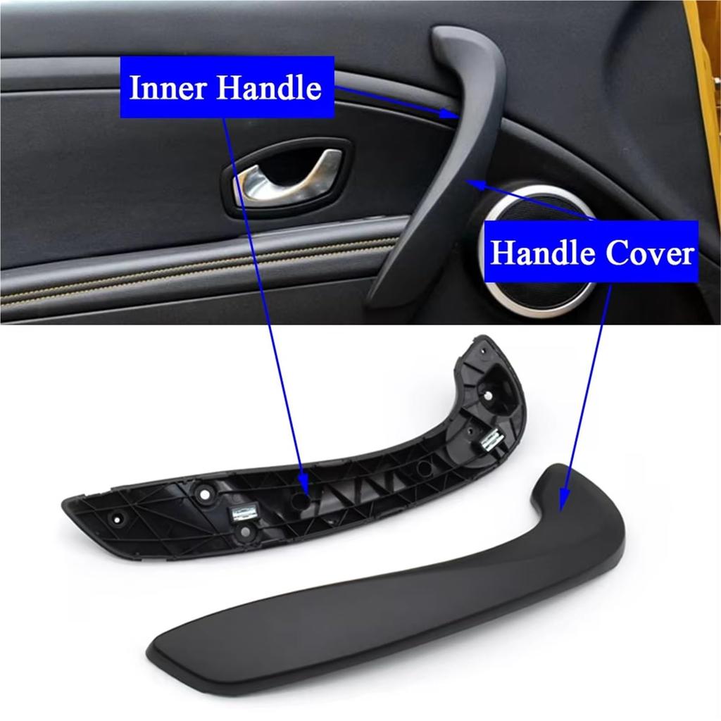 Innerer Türgriff für Megane 3 MK3 Fluence 2008-2016 809540001R 809600007R LHD RHD Auto Vorne