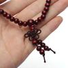 9 Styles 6mm Natural Sandalwood Buddhist Buddha Wood Prayer Beaded Knot Black Ebony Unisex Men Bracelets & Bangles for Women