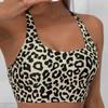 Plavky Dámské Leopardí potisk Dvoudílný set Bikiny Plavky s vysokým pasem Plážové oblečení Plavky Lady Letní plavky