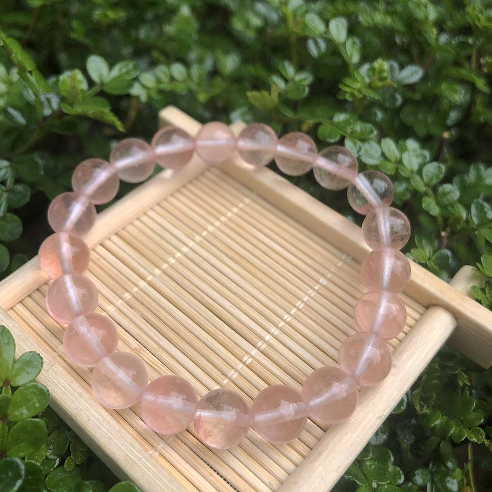 8mm Natural Amazonite Raw Stone Women's Energy Charm Bracelet