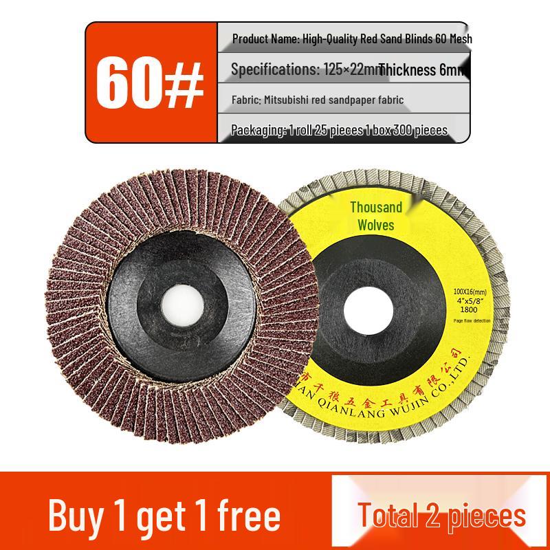 Flap Disc Grinding Wheel for Angle Grinder - 125/150/180mm, Metal & Stainless Steel Sandpaper