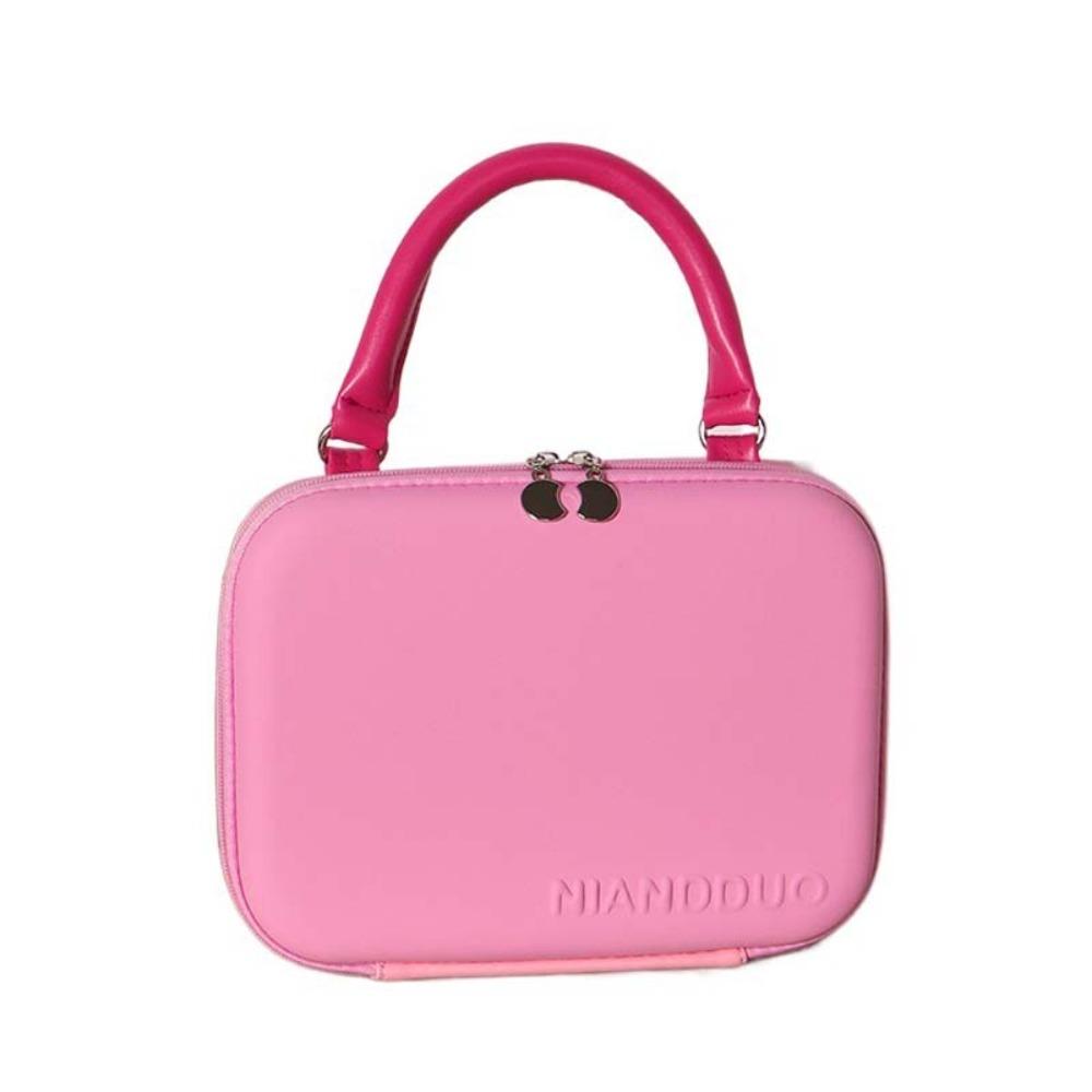 EVA Cosmetic Bag Suitcase Large Capacity Portable Cosmetic Case Handheld Makeup Bag  School