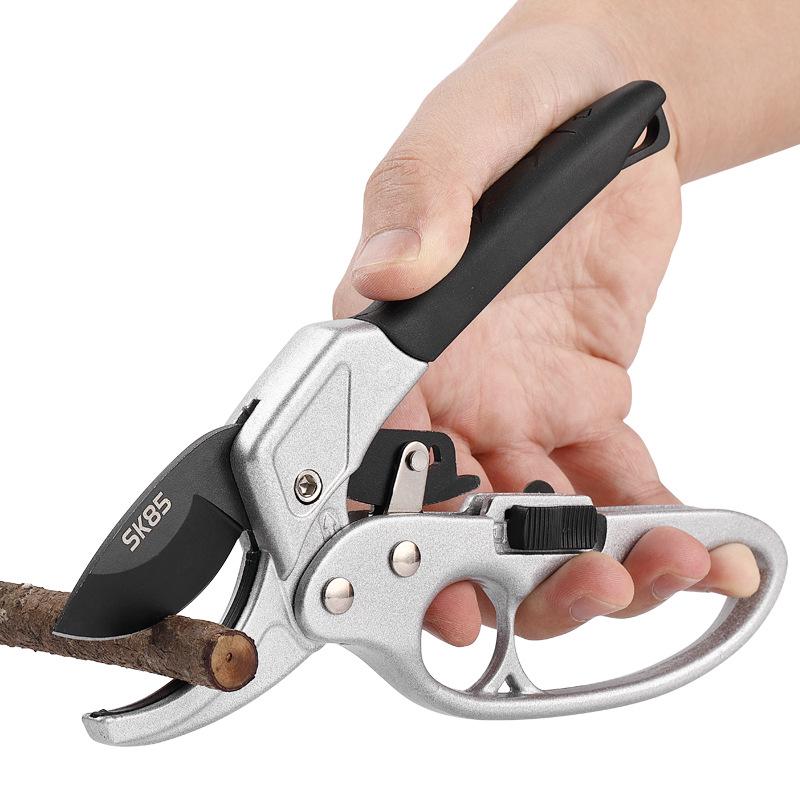 Stainless Steel Multifunctional Pruning Shears for Garden, Fruit Trees & Branches with Segmented Pulley System