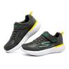 Skechers Go Run 400 V2 Comfortable Round Toe Velcro Versatile Outdoor Low Top Kids Casual Shoes Kids casual shoes Gray Yellow 405104L-CCYL