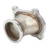 2.5in Outlet Turbocharger Flange with V Band Clamp 4 Bolts Stainless Steel Strong Sealing Fit For CT26