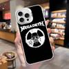 1pc Band M-MegadethS Rock Metal Phone Cases For IPhone 17 16 15 14 13 12 11 Plus Pro Max Pro Color Matte Cover