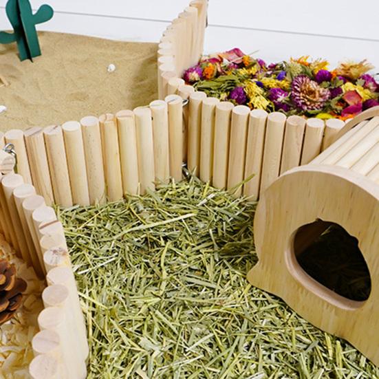 Hamsterspielzeug Natürliches Holz Bogenbrücke Biegbare Lange Kletterleiter Kleintierspielzeug für Meerschweinchen Streifenhörnchen