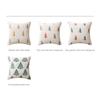 Festives Christmas Tree Embroidery Faux Furs Pillowcase Multipurpose Sofa Square Cushion Cover Bedroom Decoration