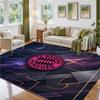 Bayern Munich Design Crystal Velvet Rug Soft Decorative Mat for Bedroom Entrance