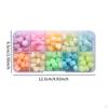 180x Luminous Sealing Wax Beads Set for Seal Stamp 10 Grids Pellets