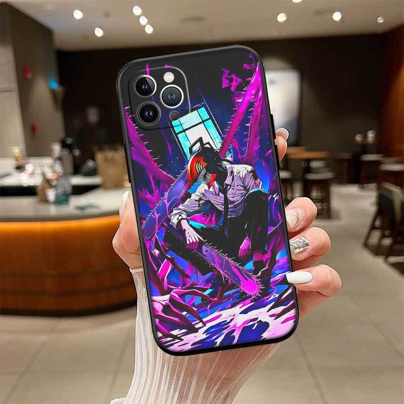 C-Chainsaws Denji Shockproof Phone Case for Redmi Note 8 8T 9 9A 9C 9T 9S 10 11 11S 10C 10X 10A 10T Pro Max Plus Prime
