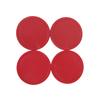 Red Replacement Pucks 3.22" for Game Tables, Equipment, Accessories (4 Pack) - suit Home Arcade