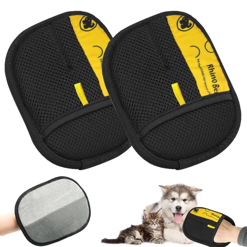 10Pcs Cat Grooming Gloves Electrostatic Pet Hair Removal Brush for Cleaning Sofa Carpet clothes Double-sided Pet Hair Remover