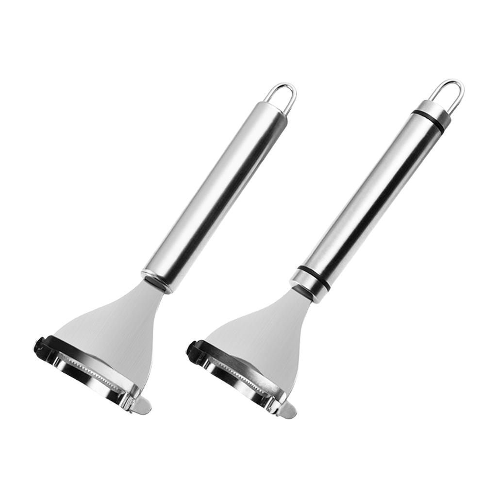 Stainless Steel Corn Peeler With Ergonomic Round Handle For Effortless Kernel Removal In Home Or Outdoor Kitchens