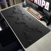 Design Hartă Gradient Negru și Gri Mouse Pad Covoraș Birou Margine Cusută Durabil Antiderapant Paduri Gaming Tapis Souris Meshat Leechbar M