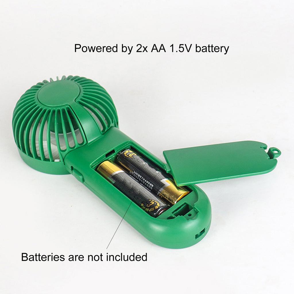 Mini Ventilador Portátil de Mão com Pás Macias - Alimentado por Bateria para Casa e Viagem 1 Ventilador