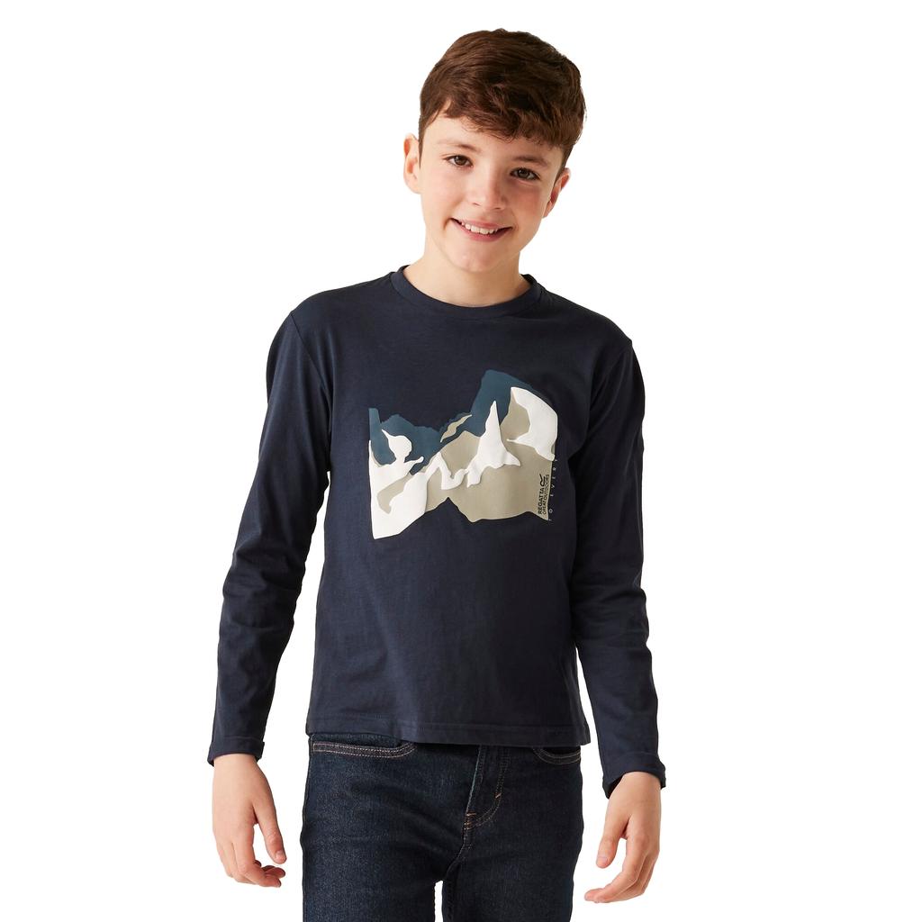 Regatta Childrens/Kids Wenbie III Mountain Long-Sleeved T-Shirt