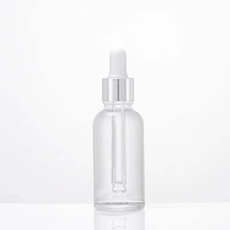 Frosted Glass Dropper Bottle 10ml - Empty Essential Oil & Cosmetic Dispenser