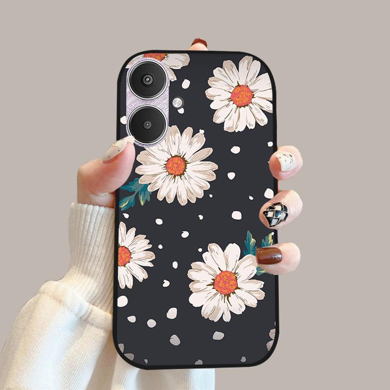 For Xiaomi Poco M6 5G Case 23128PC33I Silicone TPU Soft Phone Cover Cases For Redmi 13C 13R 5G Fashion Protective Fundas Shells