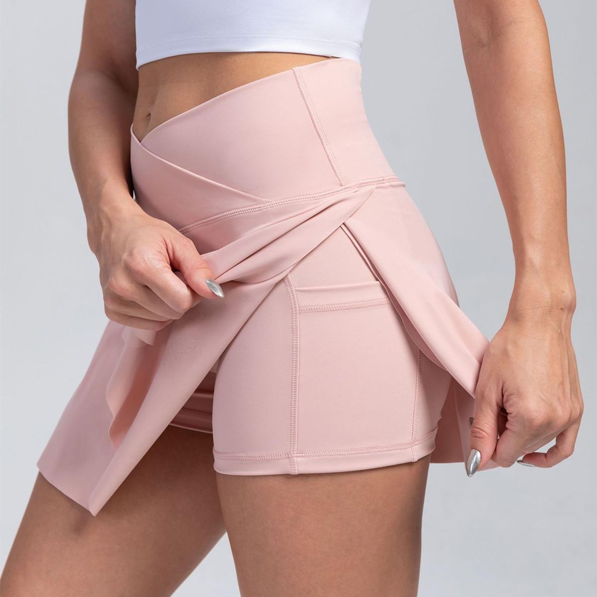 

Жіночі високоякісні двошарові спортивні шорти 2 в 1, які підходять для бігу/фітнесу/тенісу/тренувань S