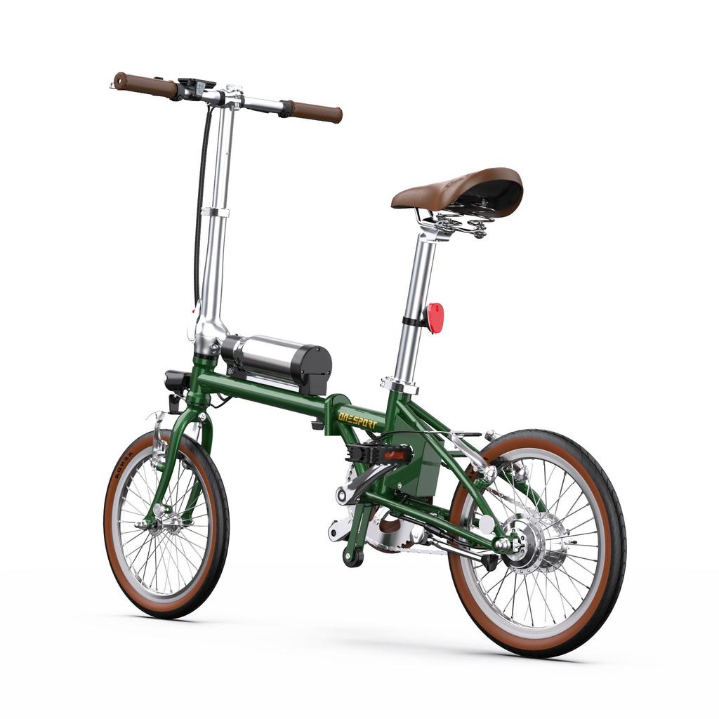 ONESPORT OT02 Electric Bicycle: 16-inch 250W Motor, Top Speed 25 Km/h, 36V 5.2AH, Maximum Range 25 Km