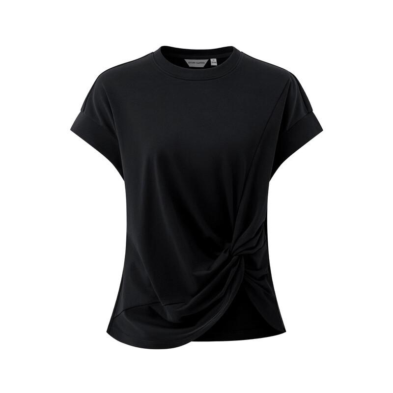 Giovanni Valentino Women's Casual Twist-Front T-Shirt