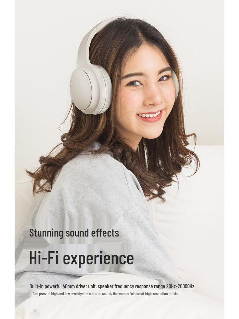 ANC Noise-Cancelling Bluetooth Headset with Ultra-long Battery & Full Coverage Ear Cushions