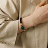 Ozel Natural Stone Obsidian Unbalanced Moving Bracelet PB145B