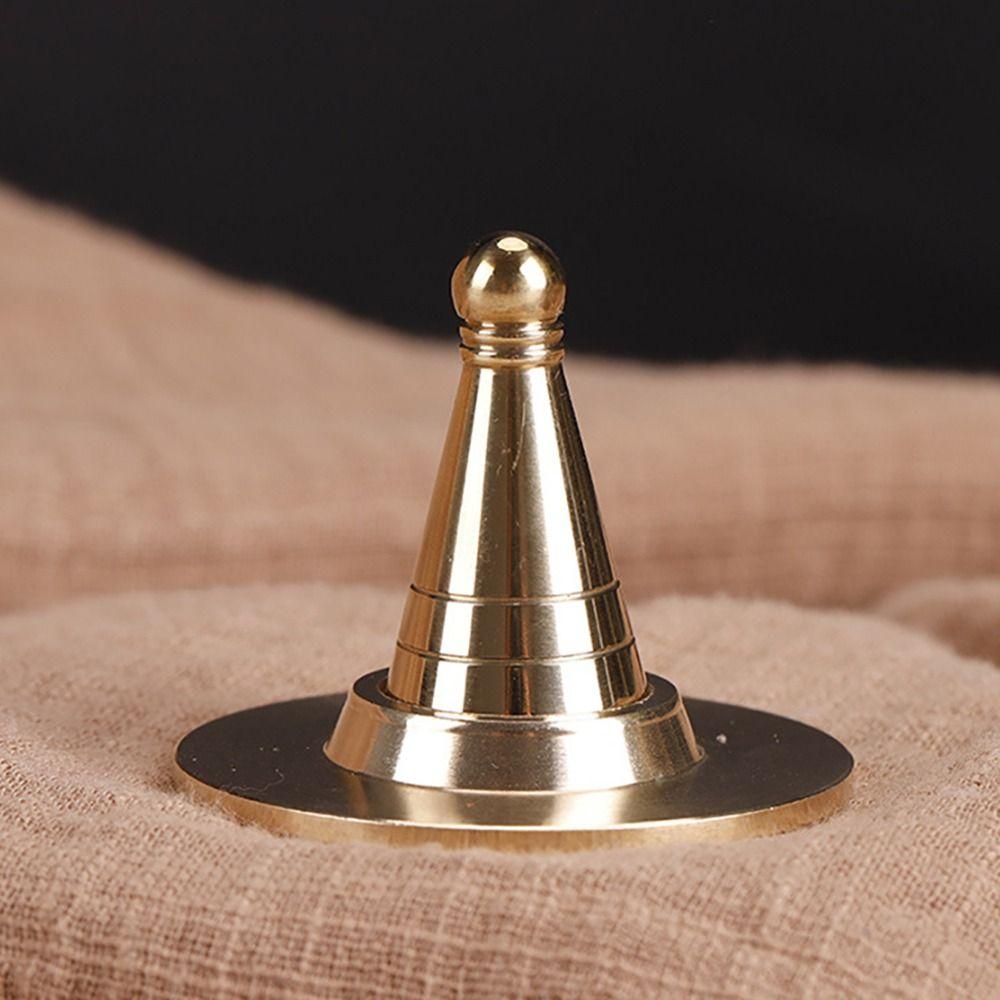 DIY Incense Cones Incense Burner Chinese Ancient Style Retro Brass Censer Gift Fragrant Spoon