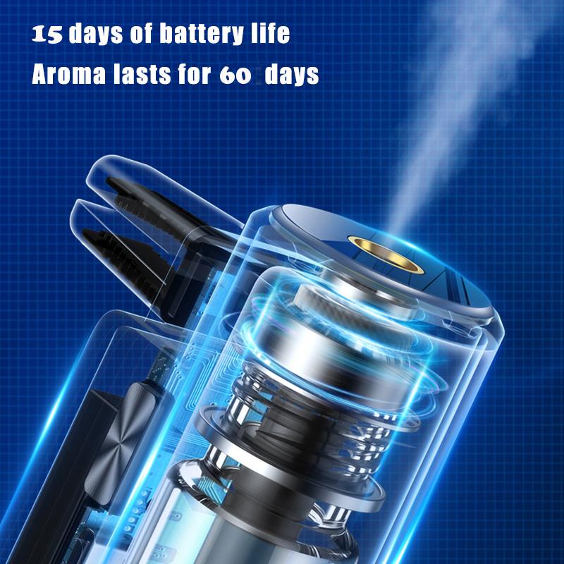 Electric Auto Air Diffuser Aroma Car Air Vent Humidifier Mist Wood Grain Oil Aromatherapy Car Air Freshener Perfume